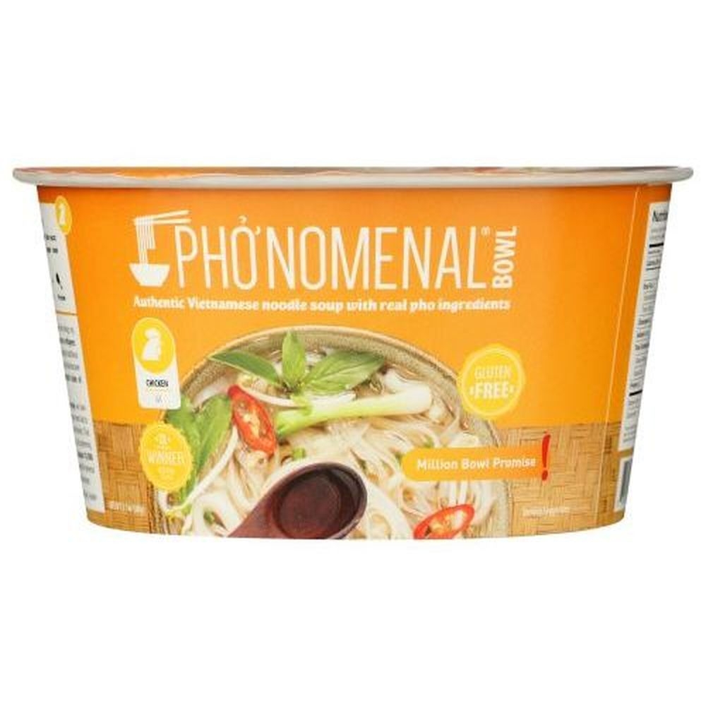 Phonomenal Instant Chicken Pho Noodle Soup, 2.5 Ounce Bowl -- 6 per case