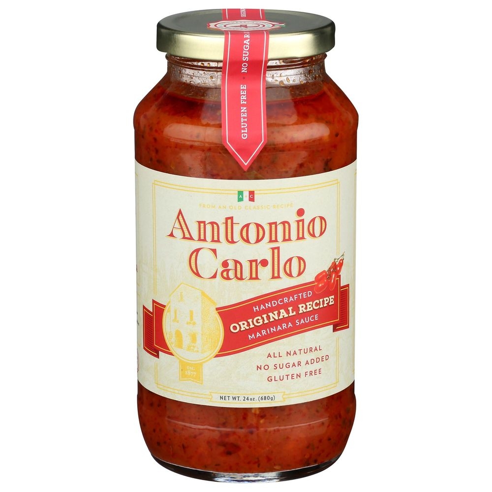 Antonio Carlo Original Recipe Marinara Sauce, 24 Ounce -- 6 per case