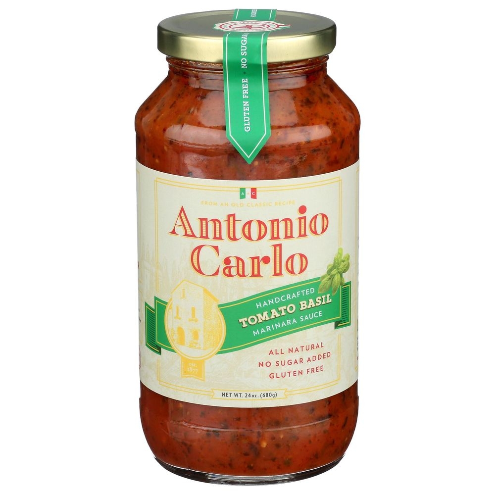 Antonio Carlo Tomato Basil Marinara Sauce, 24 Ounce -- 6 per case