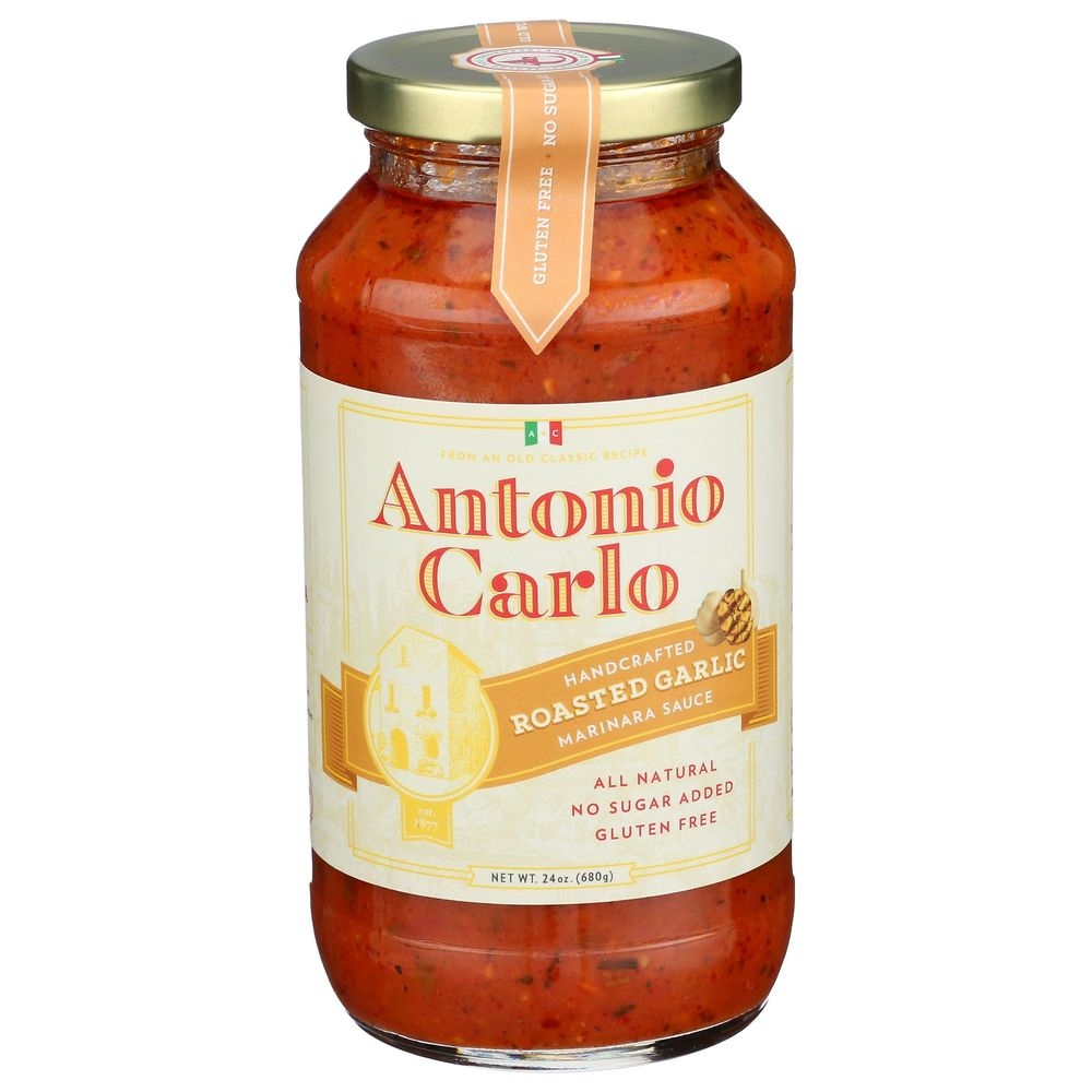 Antonio Carlo Roasted Garlic Marinara Sauce, 24 Ounce -- 6 per case