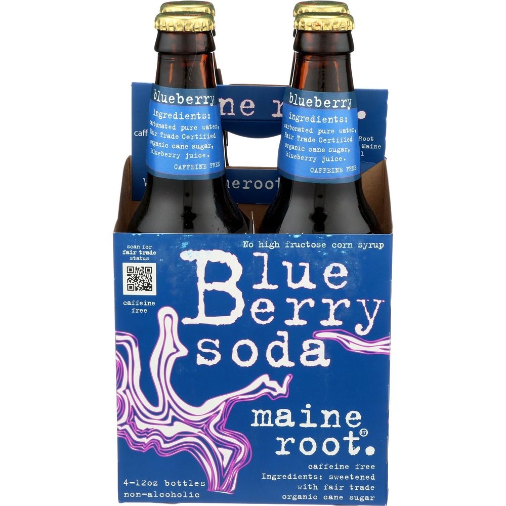 Maine Root Blueberry Soda, 48 Fluid Ounce -- 6 per case