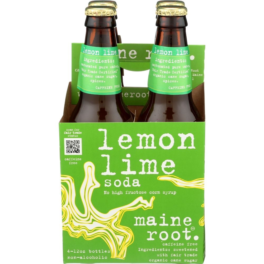Maine Root Lemon Lime Soda, 48 Fluid Ounce -- 6 per case