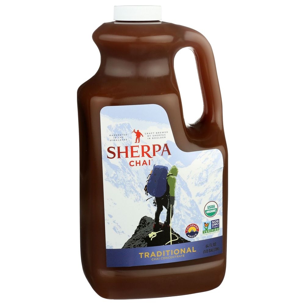 Sherpa Chai Traditional Chai Tea Concentrate, 64 Ounce -- 6 per case