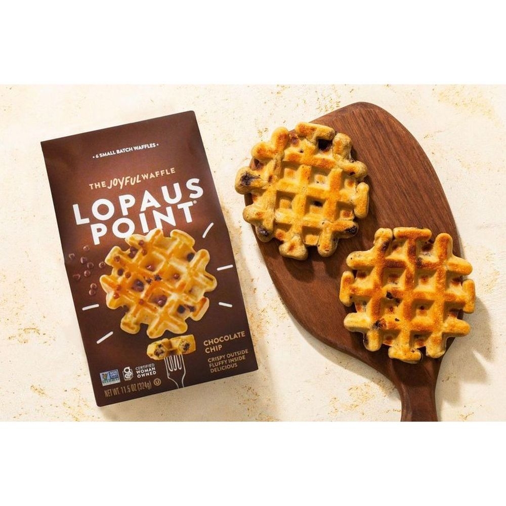 Lopaus Point Chocolate Chip Waffles, 11.5 Ounce -- 6 per case.