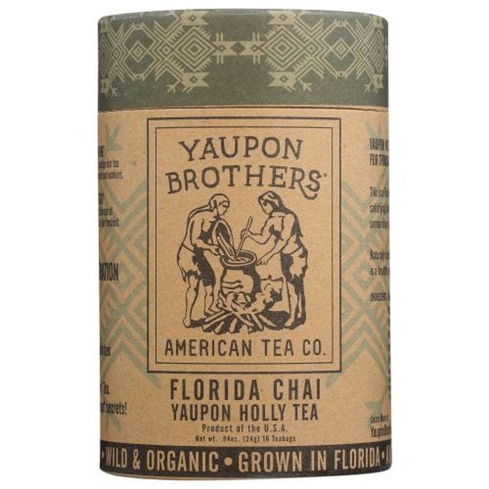 Yaupon Brothers American Florida Chai Yaupon Holly Tea, 24 Gram -- 6 per case