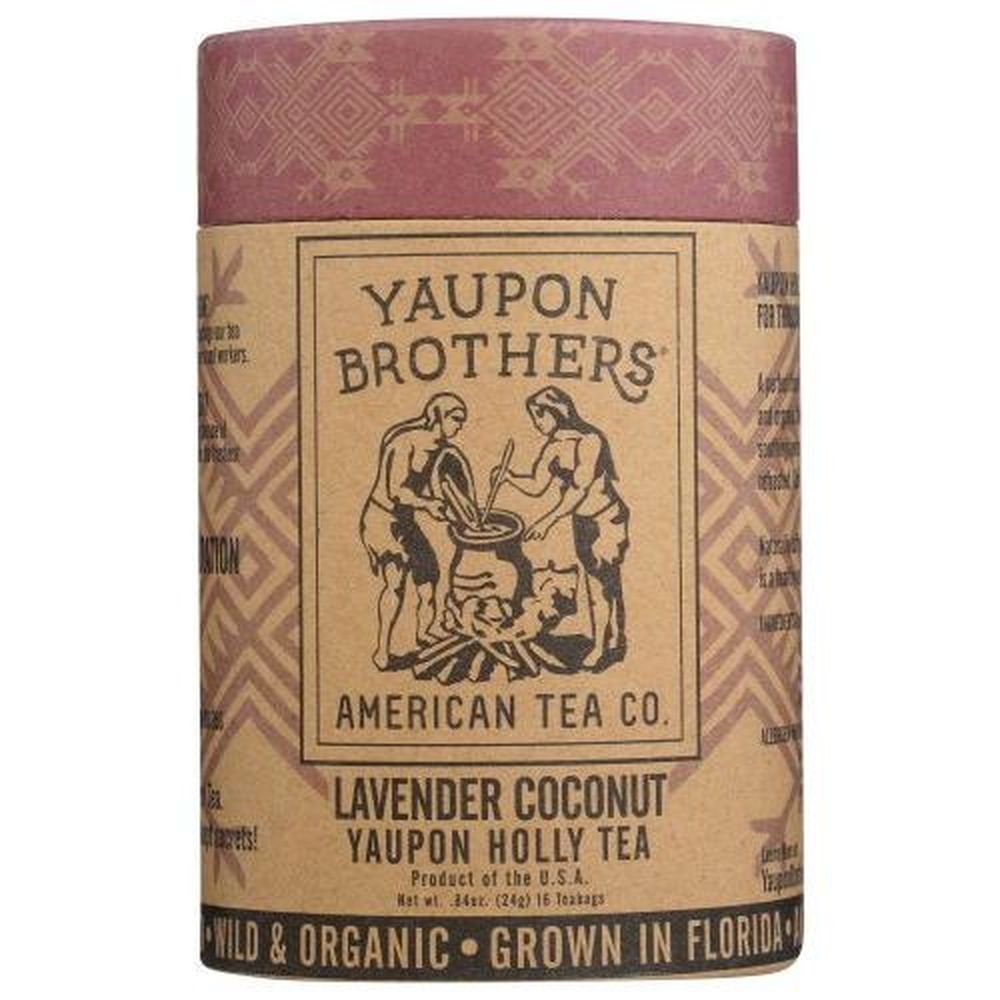 Yaupon Brothers American Lavender Coconut Tea, 24 Gram -- 6 per case