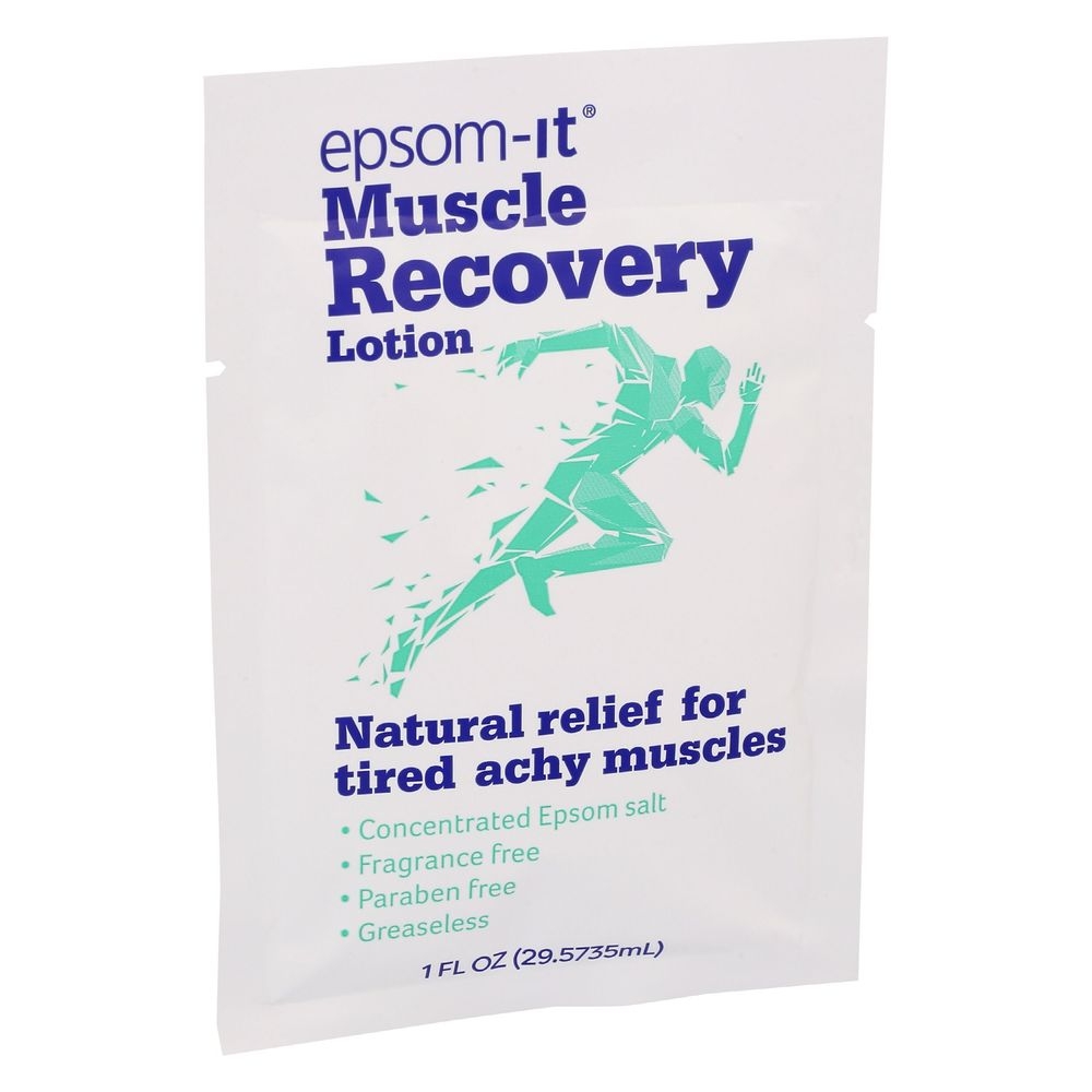 Epsom-It Muscle Recovery Lotion Pouch, 1 Ounce