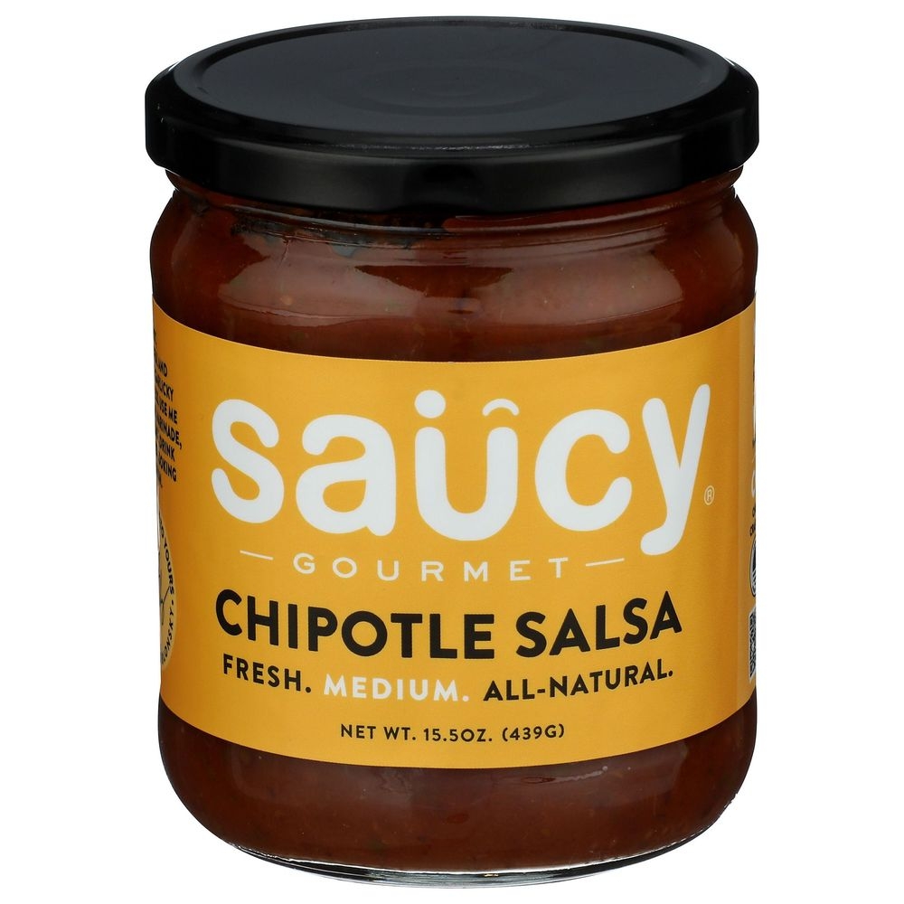 Saucy Gourmet Medium Chipotle Salsa, 15.5 Ounce -- 6 per case