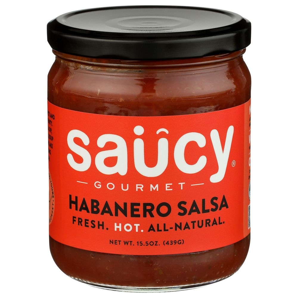 Saucy Gourmet Hot Habanero Salsa, 15.5 Ounce -- 6 per case
