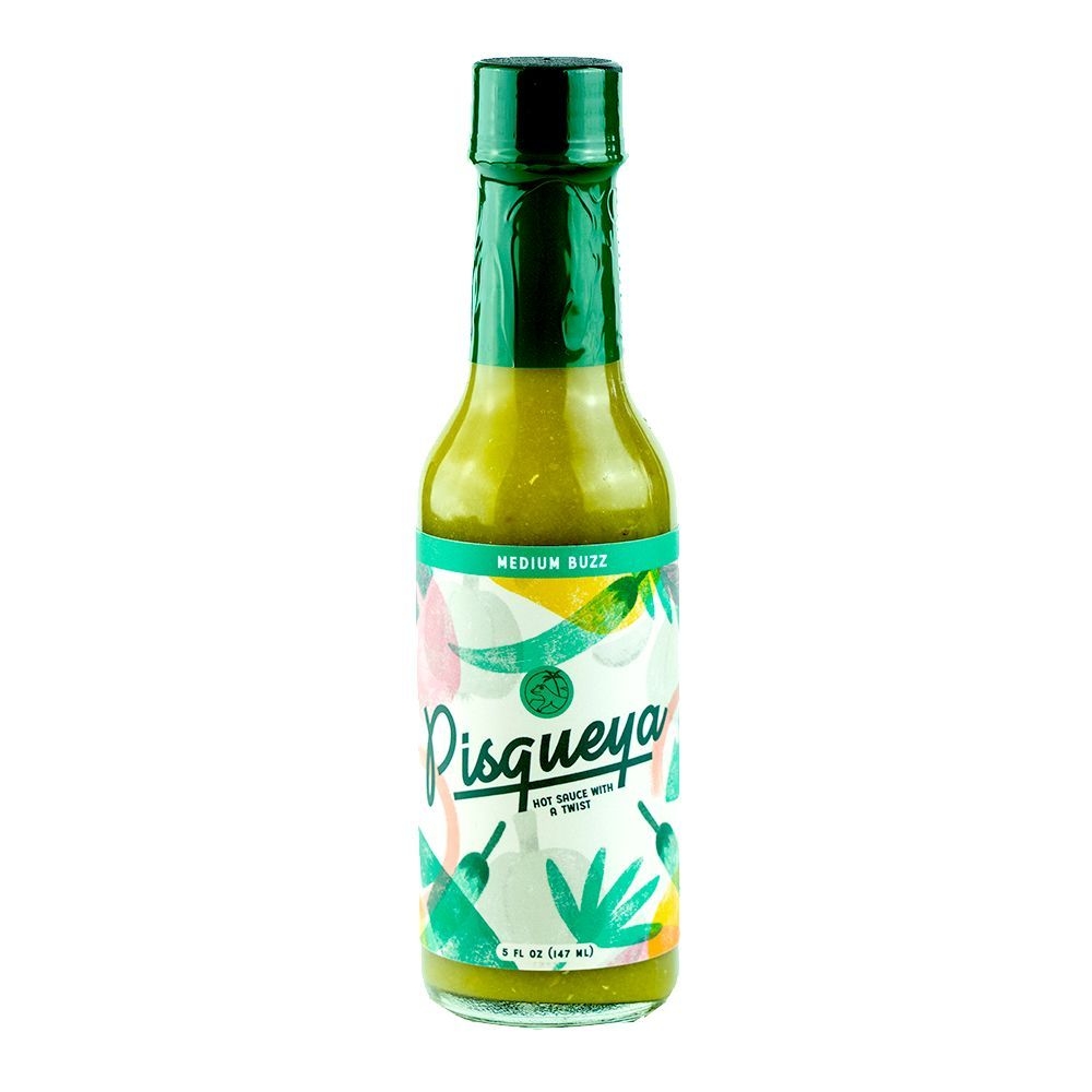 Pisqueya Jalapeno Medium Heat Hot Sauce, 5 Ounce -- 12 per case