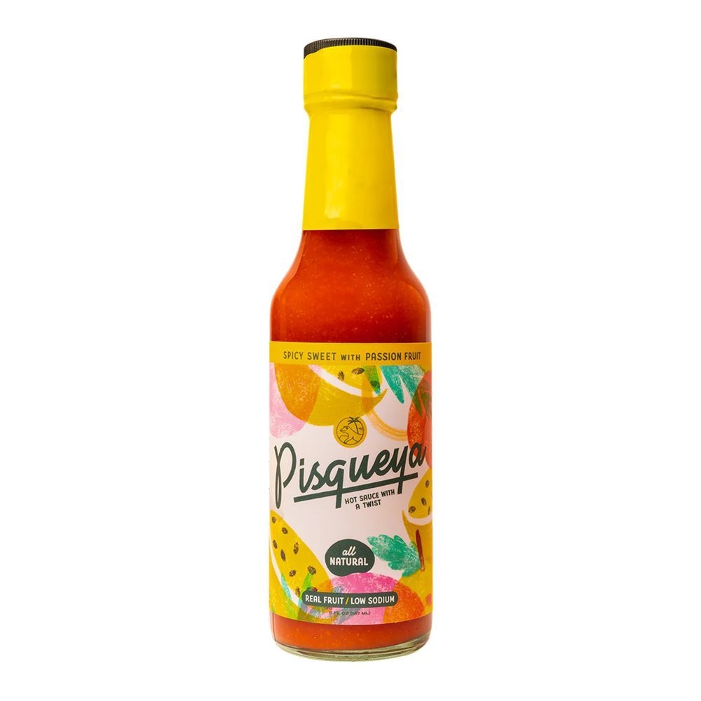 Pisqueya Spicy Sweet with Passion Fruit Hot Sauce, 5 Ounce -- 12 per case