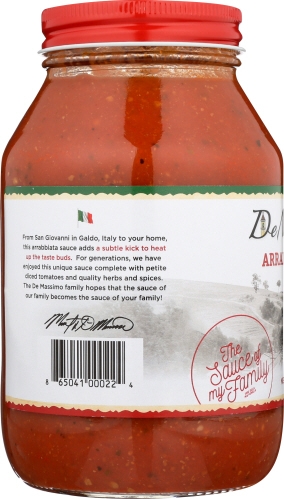 De Massimos Arrabbiata Pasta Sauce, 32 Ounce -- 6 per case