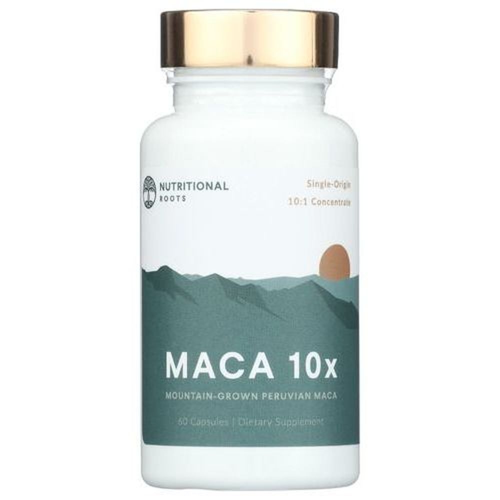 Nutritional Roots Peruvian Maca 10x Capsules, 60 count