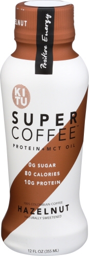 Kitu Hazelnut Super Coffee with Protein Plus MCT Oil, 12 Ounce -- 12 per case