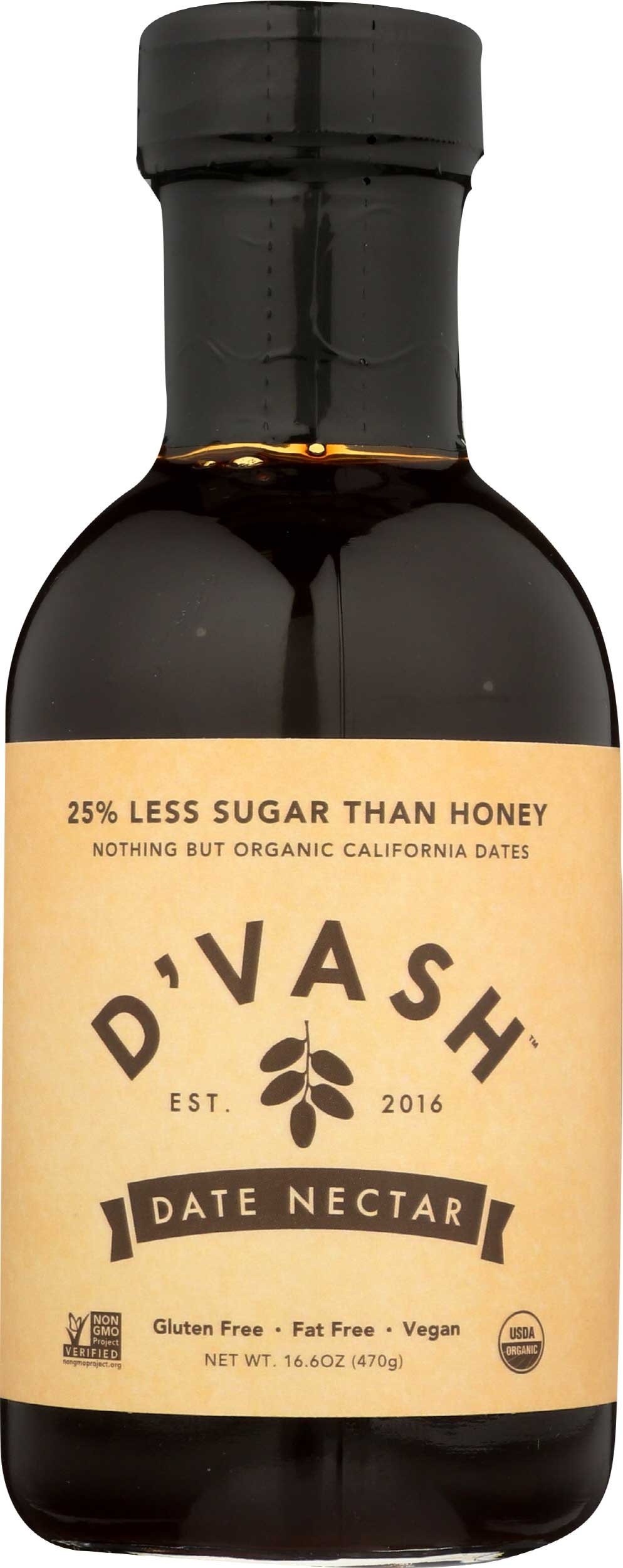 Dvash Organic Date Nectar, 16.6 Ounce -- 12 per case