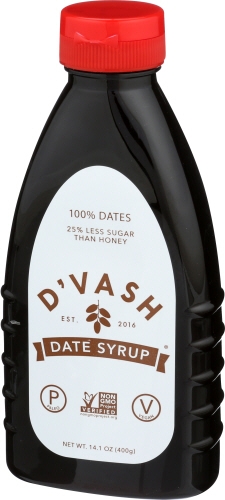 Dvash Organic Date Nectar - Squeeze Bottle, 14.1 Ounce -- 12 per case