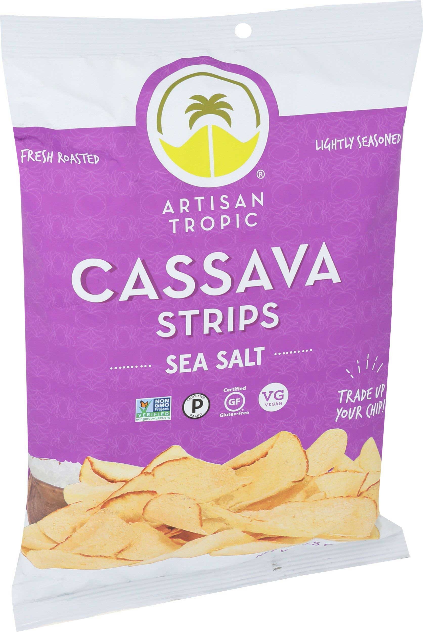 Artisan Tropic Sea Salt Cassava Chips, 4.5 Ounce -- 12 per case