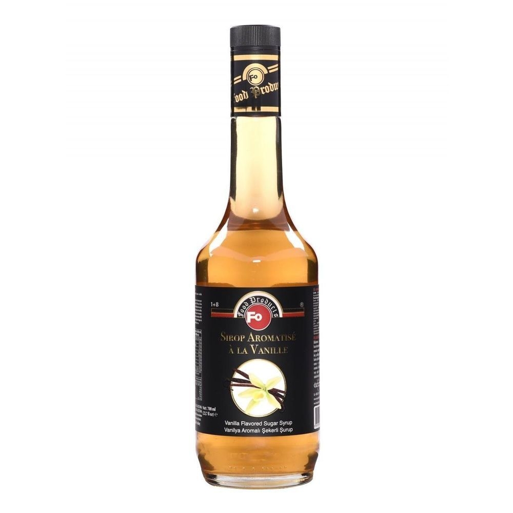 FO Vanilla Flavored Syrup, 700 Milliliter -- 6 per case