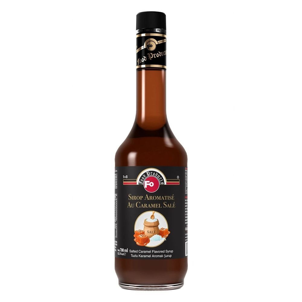 FO Salted Caramel Flavored Syrup, 700 Milliliter -- 6 per case