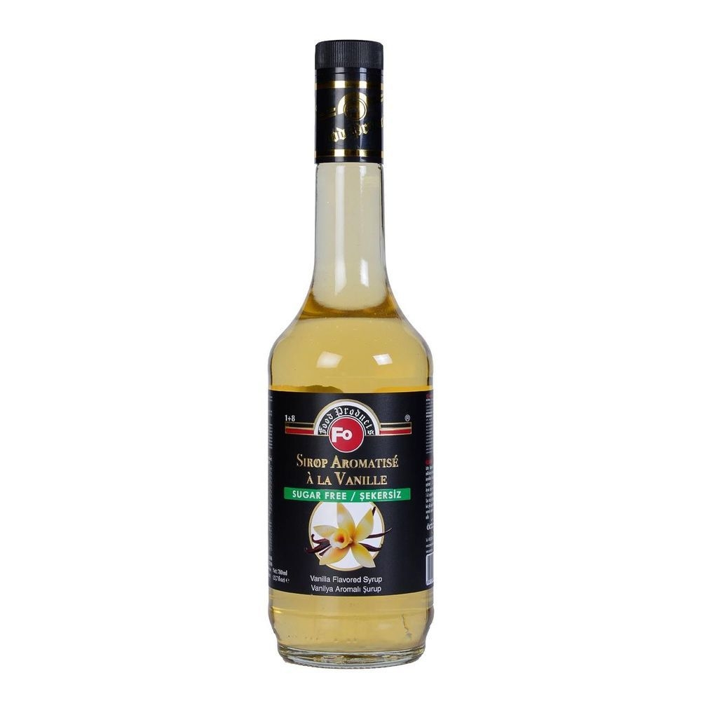 FO Sugar Free Vanilla Flavored Syrup, 700 Milliliter -- 6 per case