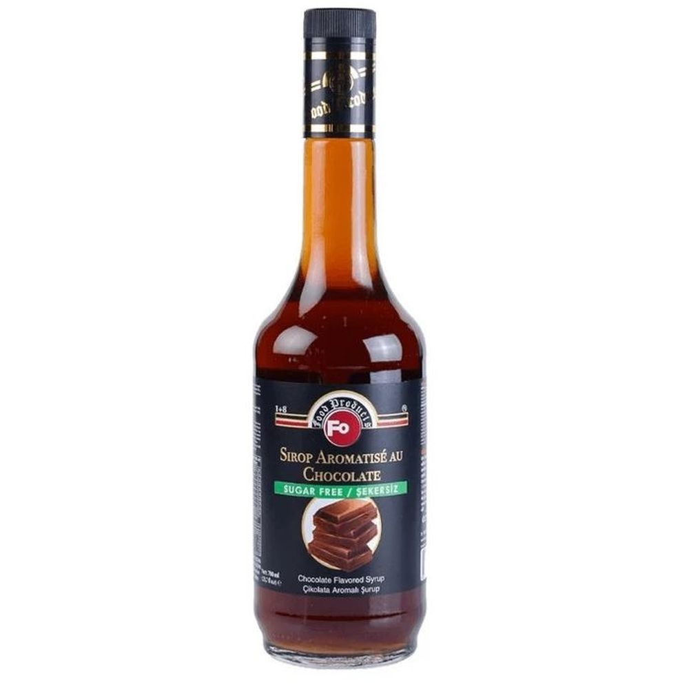 FO Sugar Free Chocolate Flavored Syrup, 700 Milliliter -- 6 per case