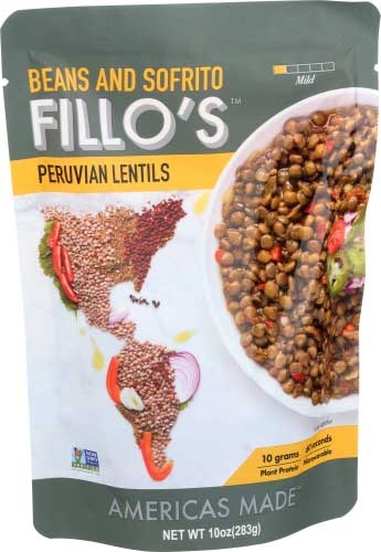 Fillos Mild Peruvian Lentils Beans and Sofrito, 10 Ounce -- 6 per case