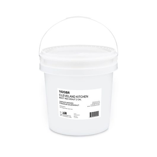 Cleveland Kraut Beet Red Sauerkraut, 2 Gallon