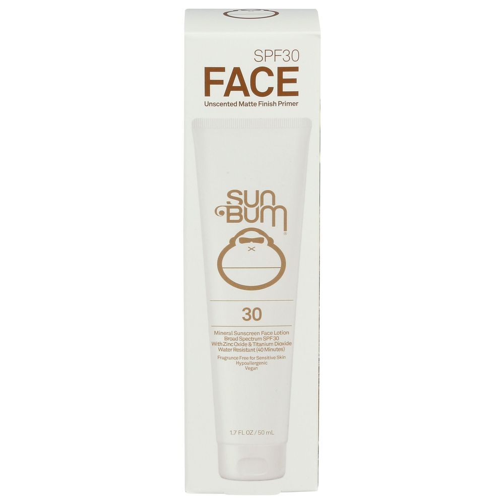 Sun Bum Mineral SPF 30 Sunscreen Face Lotion, 1.7 Fluid Ounce
