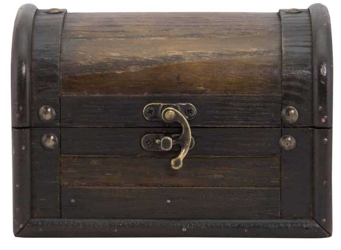 American Metalcraft Bill Presenter Treasure Box, 6 inch Length