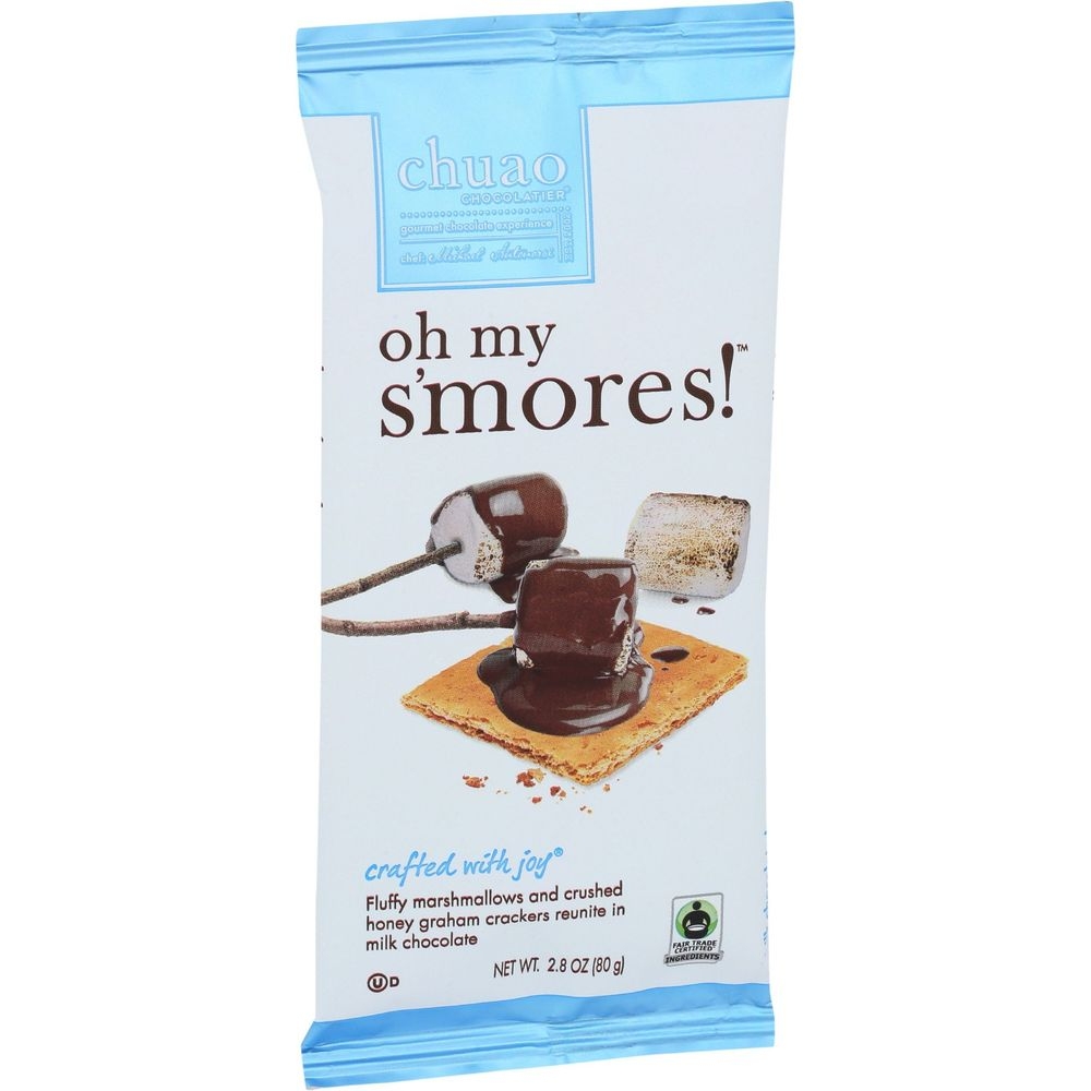 Chuao Chocolatier Oh My Smores Chocolate Bar, 2.8 Ounce -- 10 per case