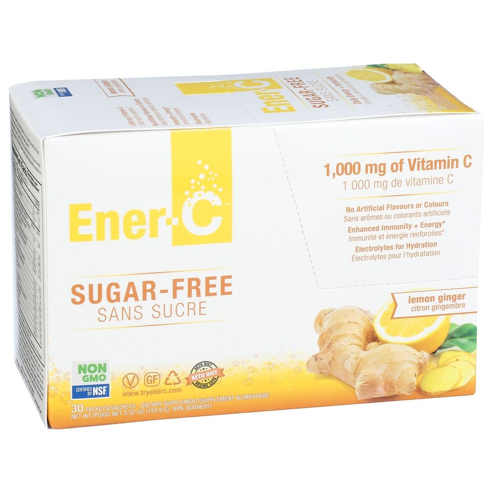Ener C Lemon Ginger Multi Vitamin Drink Mix, 30 count