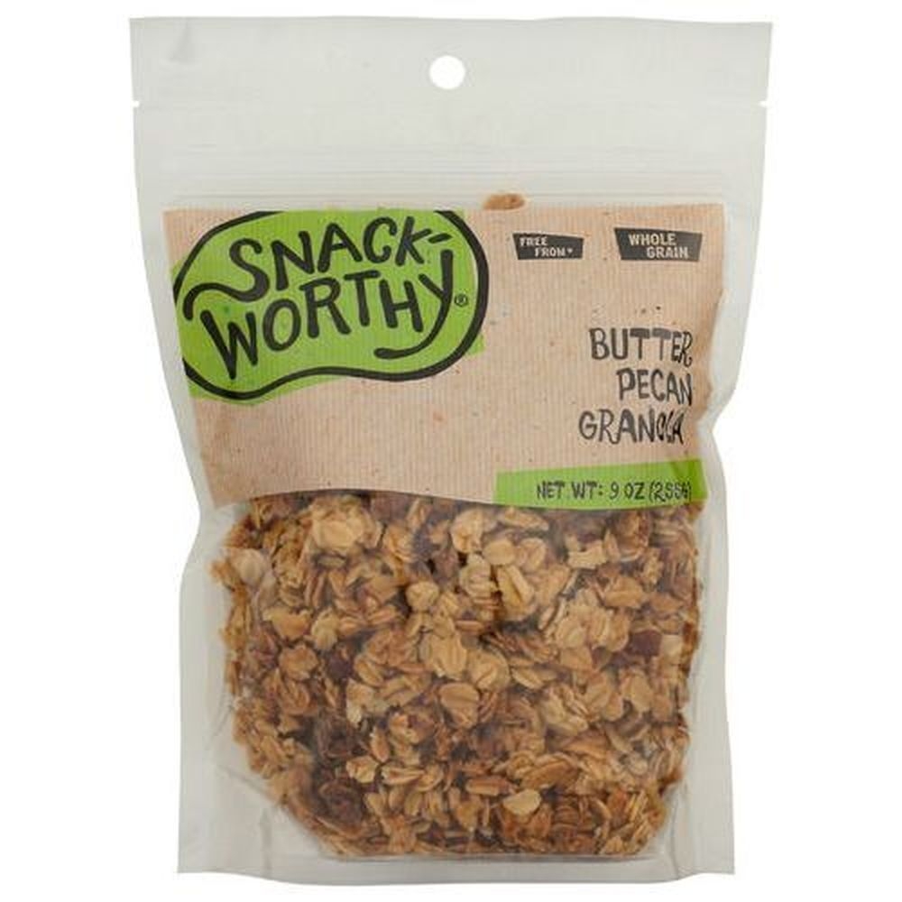 Snackworthy Butter Pecan Granola, 9 Ounce -- 12 per case