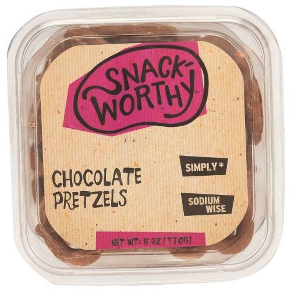 Snackworthy Chocolate Pretzels, 6 Ounce -- 12 per case