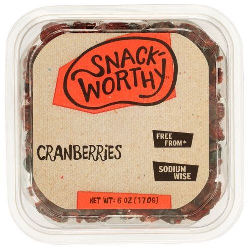 Snackworthy Cranberries, 6 Ounce -- 12 per case