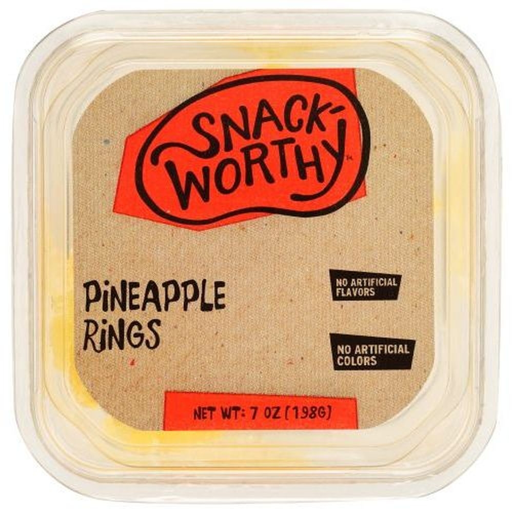 Snackworthy Dried Pineapple Rings, 7 Ounce -- 12 per case