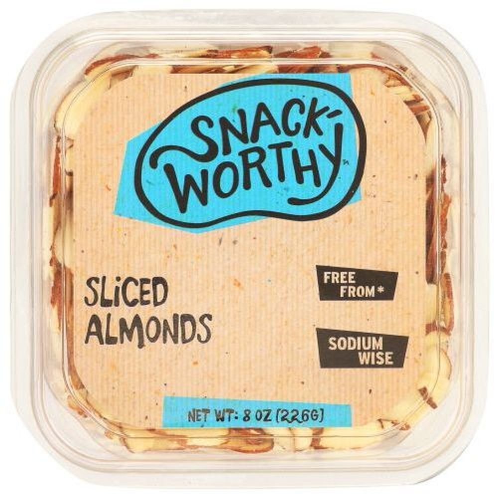 Snackworthy Sliced Almonds, 8 Ounce -- 12 per case