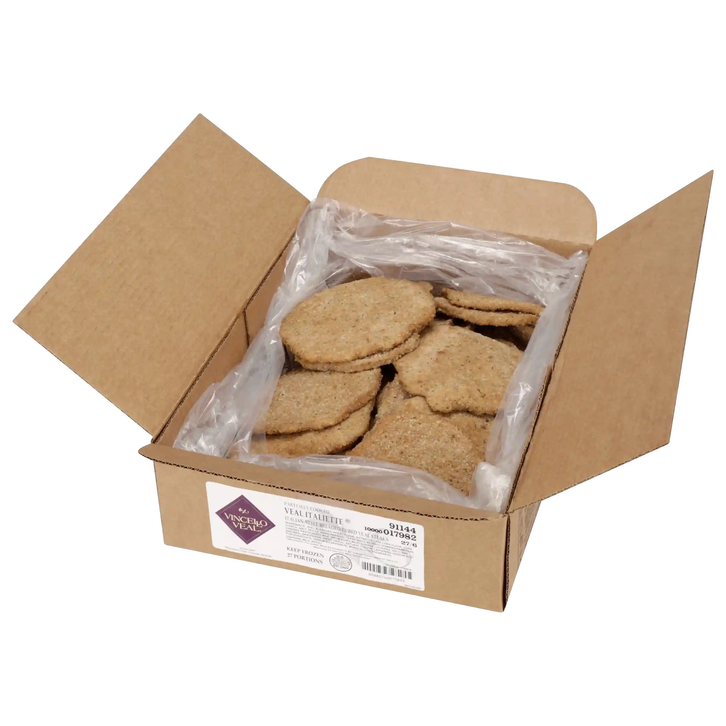Vincello Crispy Veal Italiette, 6 Ounce -- 27 per case.