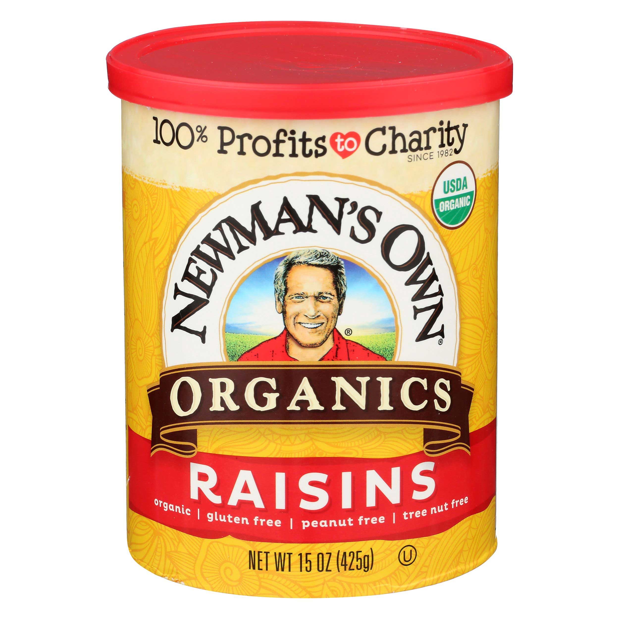 Newmans Own Organic Raisins, 15 Ounce Can