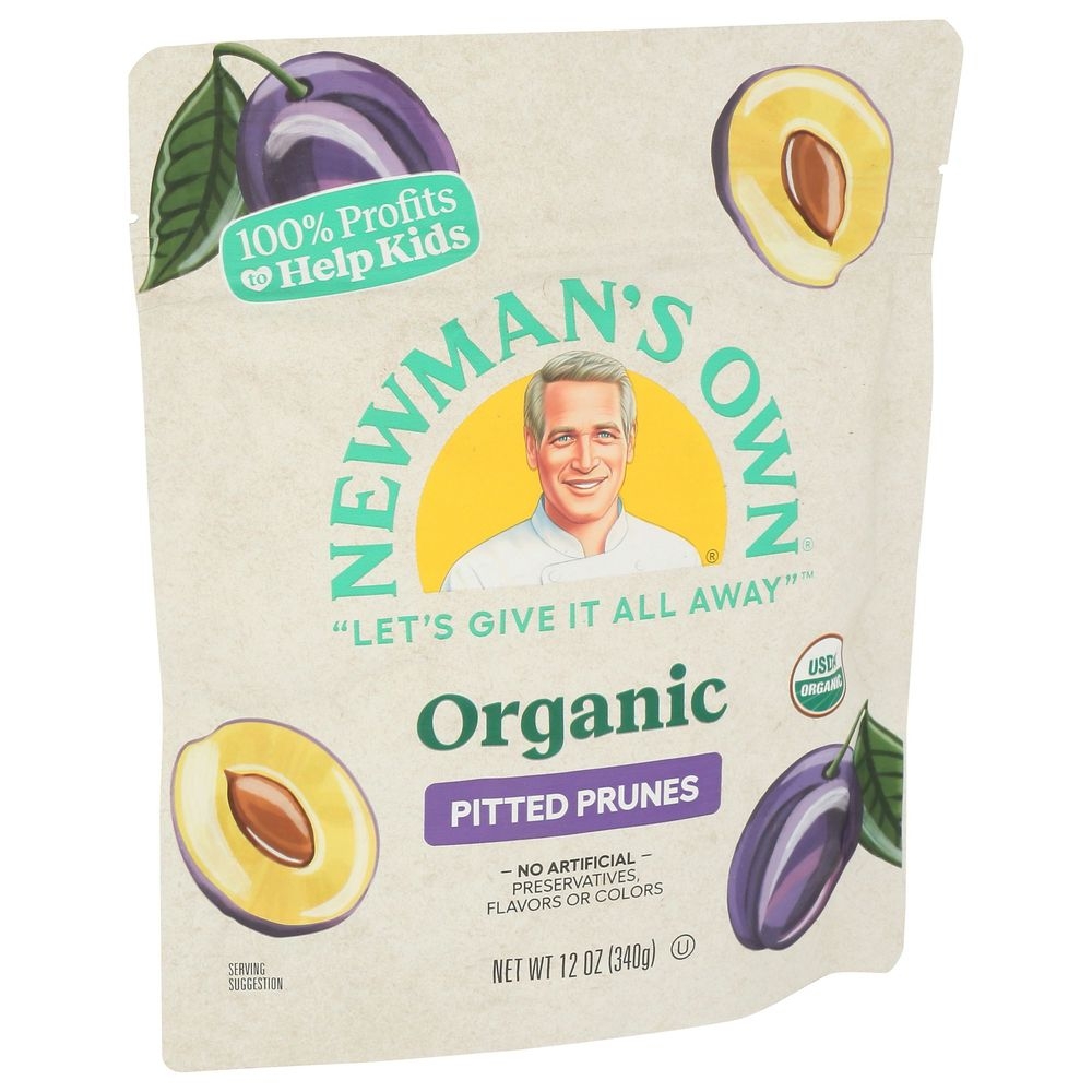Newmans Own Organic Pitted Prunes, 12 Ounce -- 12 per case