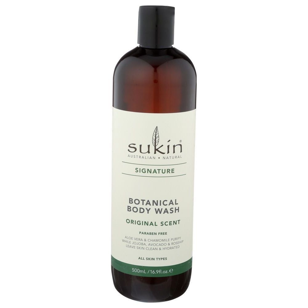 Sukin Signature Botanical Body Wash, 16.9 Fluid Ounce