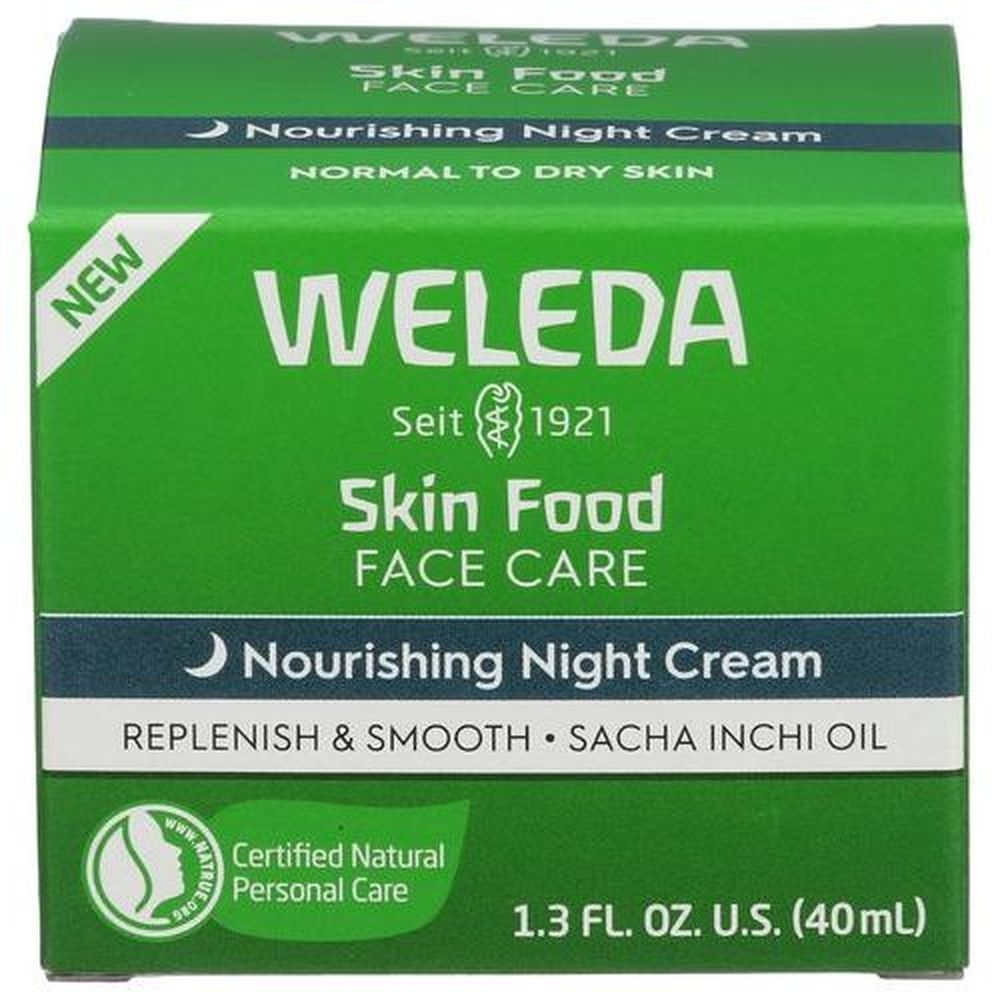 Weleda Skin Food Face Care Nourishing Night Cream, 1.3 Fluid Ounce