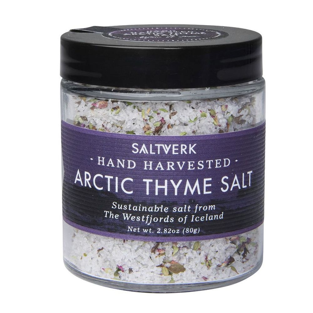 Saltverk Arctic Thyme Sea Salt, 2.82 Ounce -- 6 per case