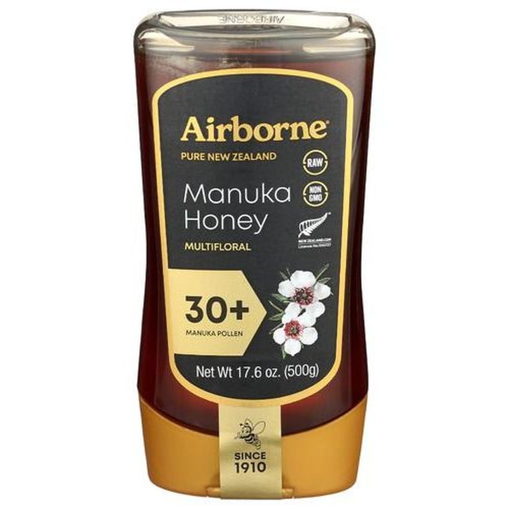 Airborne Manuka 30 Plus Multi Floral Honey, 17.64 Ounce -- 10 per case