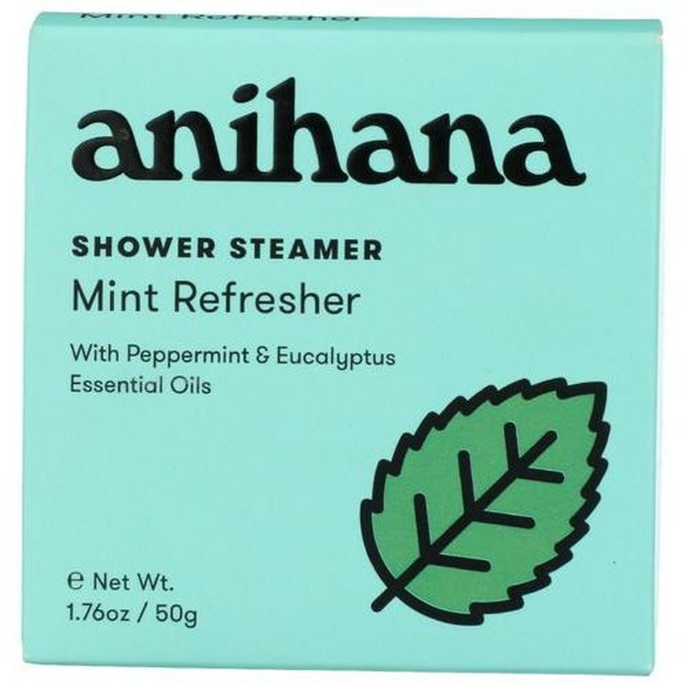 Anihana Mint Refresher Shower Steamer, 50 Gram -- 6 per case