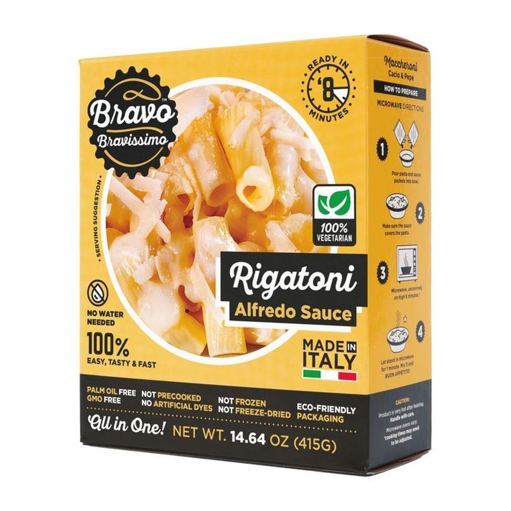 Bravo Bravissimo Rigatoni Alfredo Sauce, 14.64 Ounce -- 6 per case