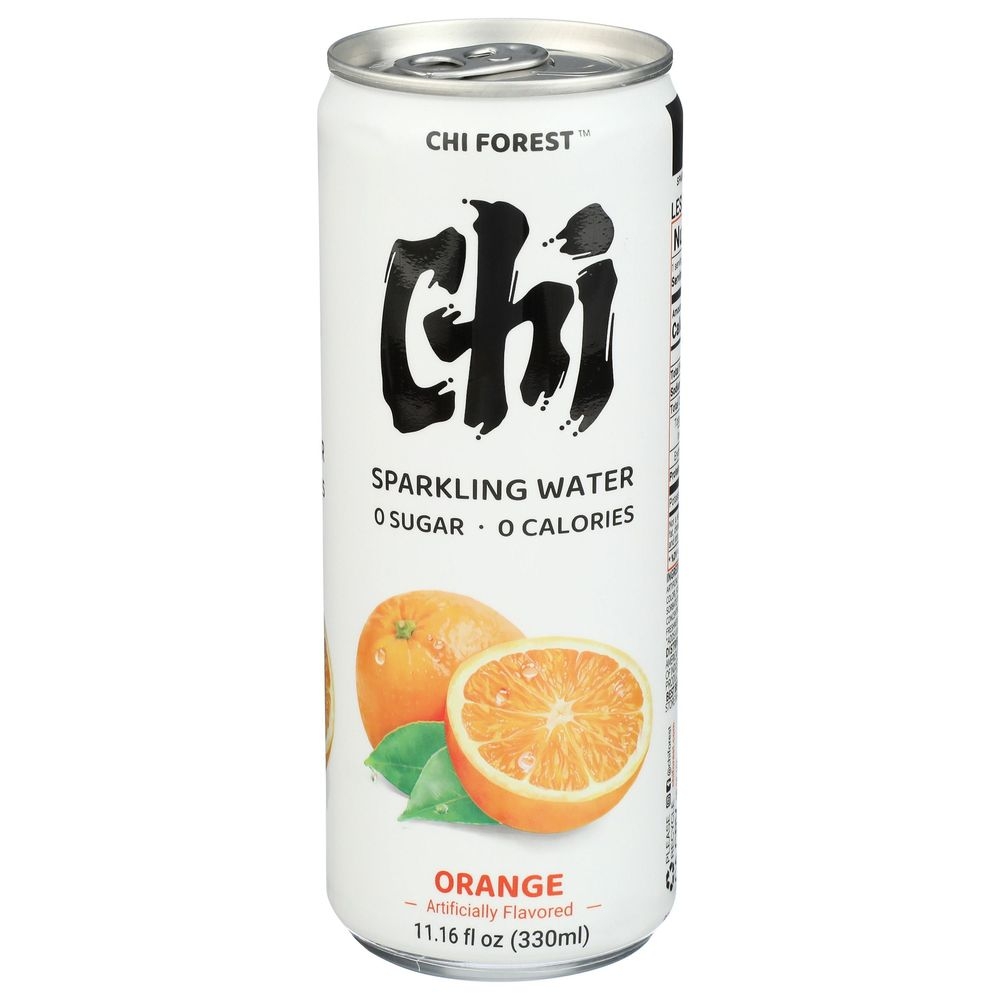Chi Forest Orange Sparkling Water, 11.16 Fluid Ounce -- 6 per case