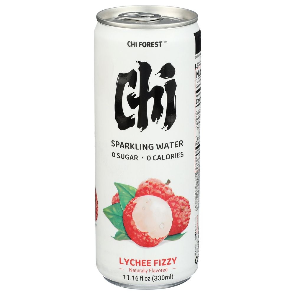 Chi Forest Lychee Fizzy Sparkling Water, 11.16 Fluid Ounce -- 6 per case