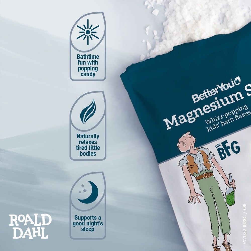 Betteryou Magnesium Sleep Bath Flakes for Kids, 1.6 Pound -- 6 per case