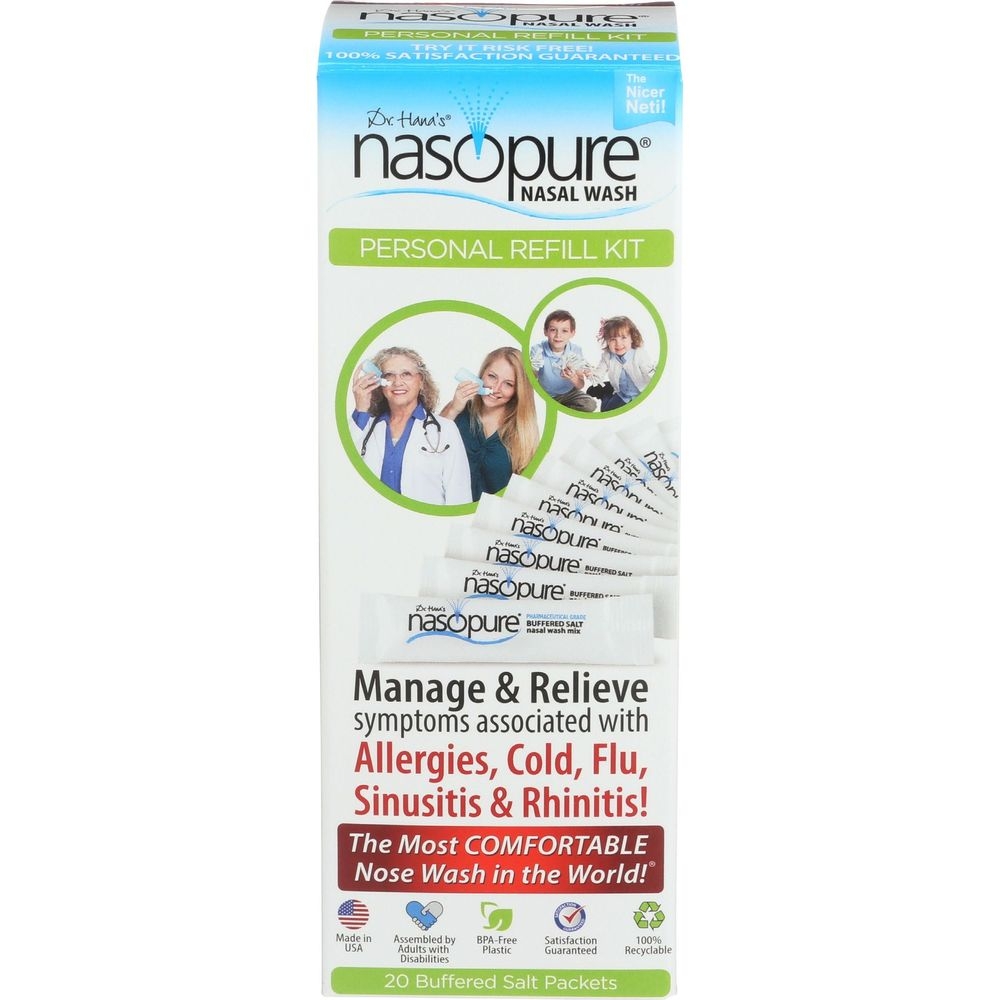 Nasopure Nasal Wash Personal Refill Kit, 20 count