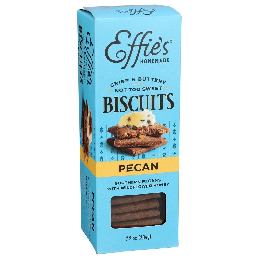 Effies Homemade Pecan Nutcakes with Wildflower Honey, 7.2 Ounce -- 12 per case